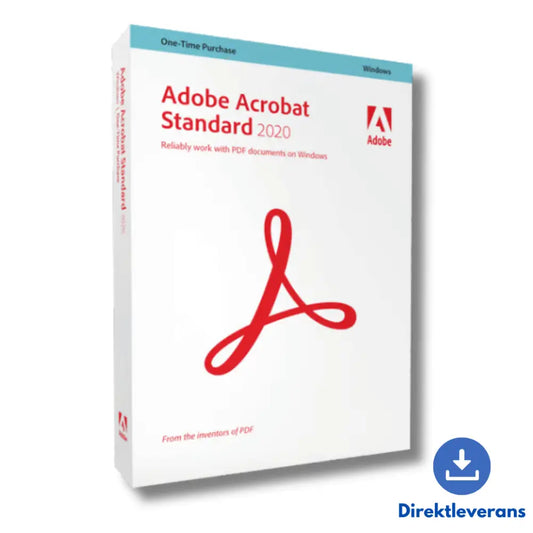 Adobe Acrobat Standard 2020 – Permanent Licens för Windows - Kontorsprogam