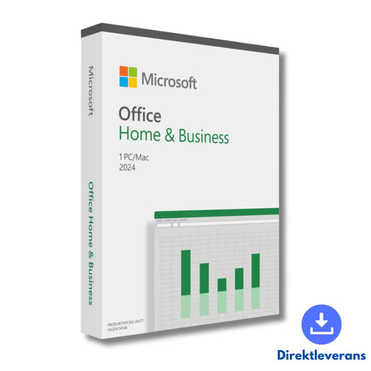 Microsoft Office Home & Business 2024 | Aktivera Direkt | PC/MAC