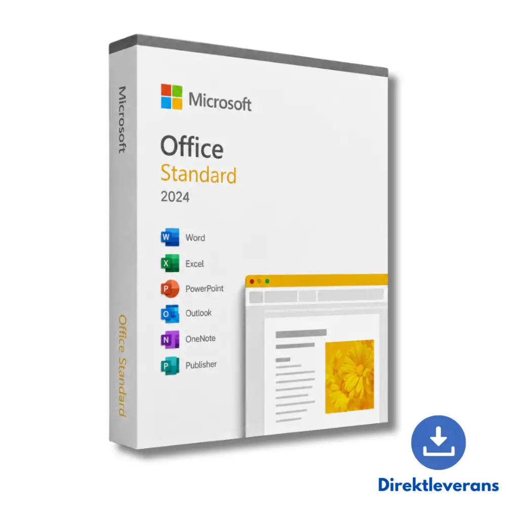 Microsoft Office Standard 2024 | PC | Aktivera Direkt
