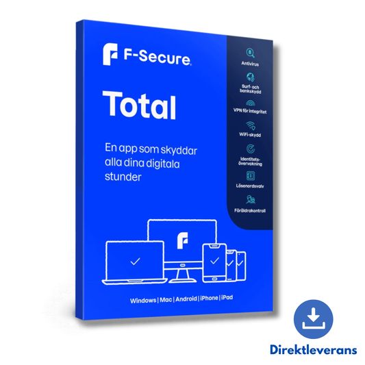 F-Secure Total - 3 enheter / 1 år
