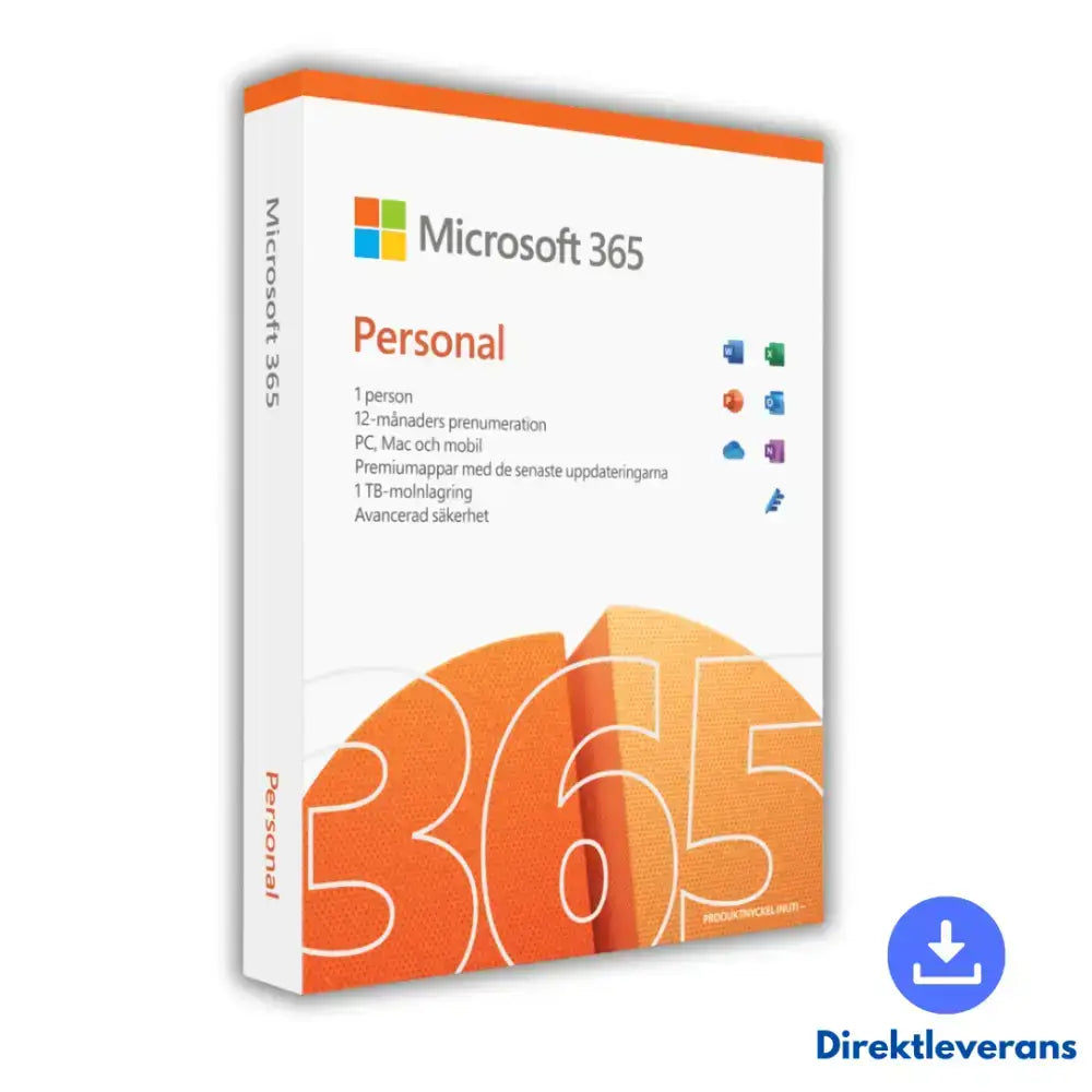 Office 365 Personal Pris Billigt Svenska
